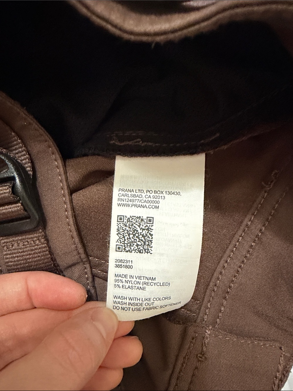 Prana High-Rise Brown Hiking/Utility Shorts Size 4/Small - Picture 5 of 7